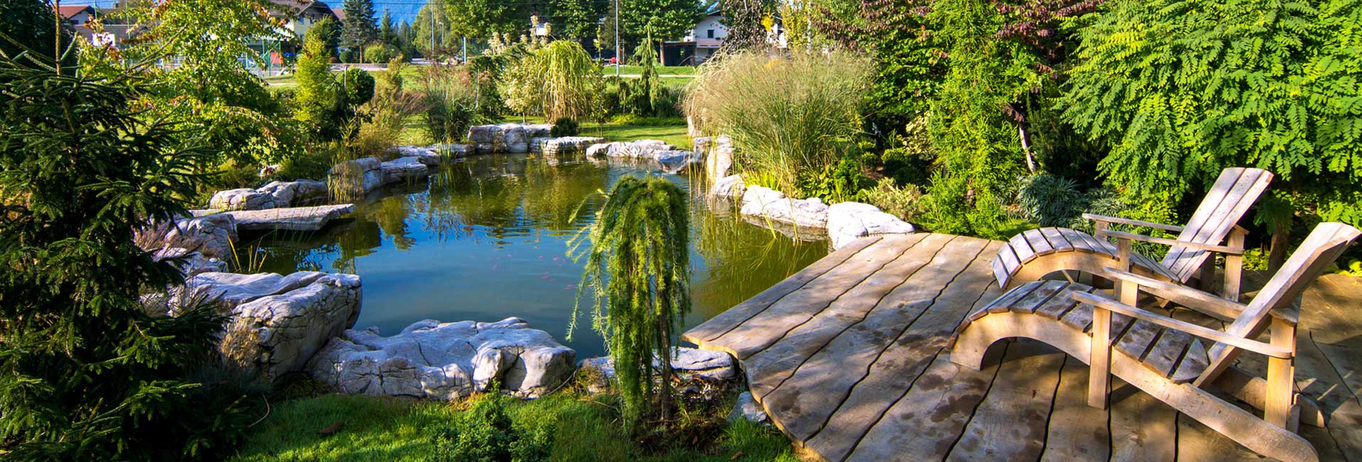 Création étang et bassin - Eden Paysagiste en Suisse romande